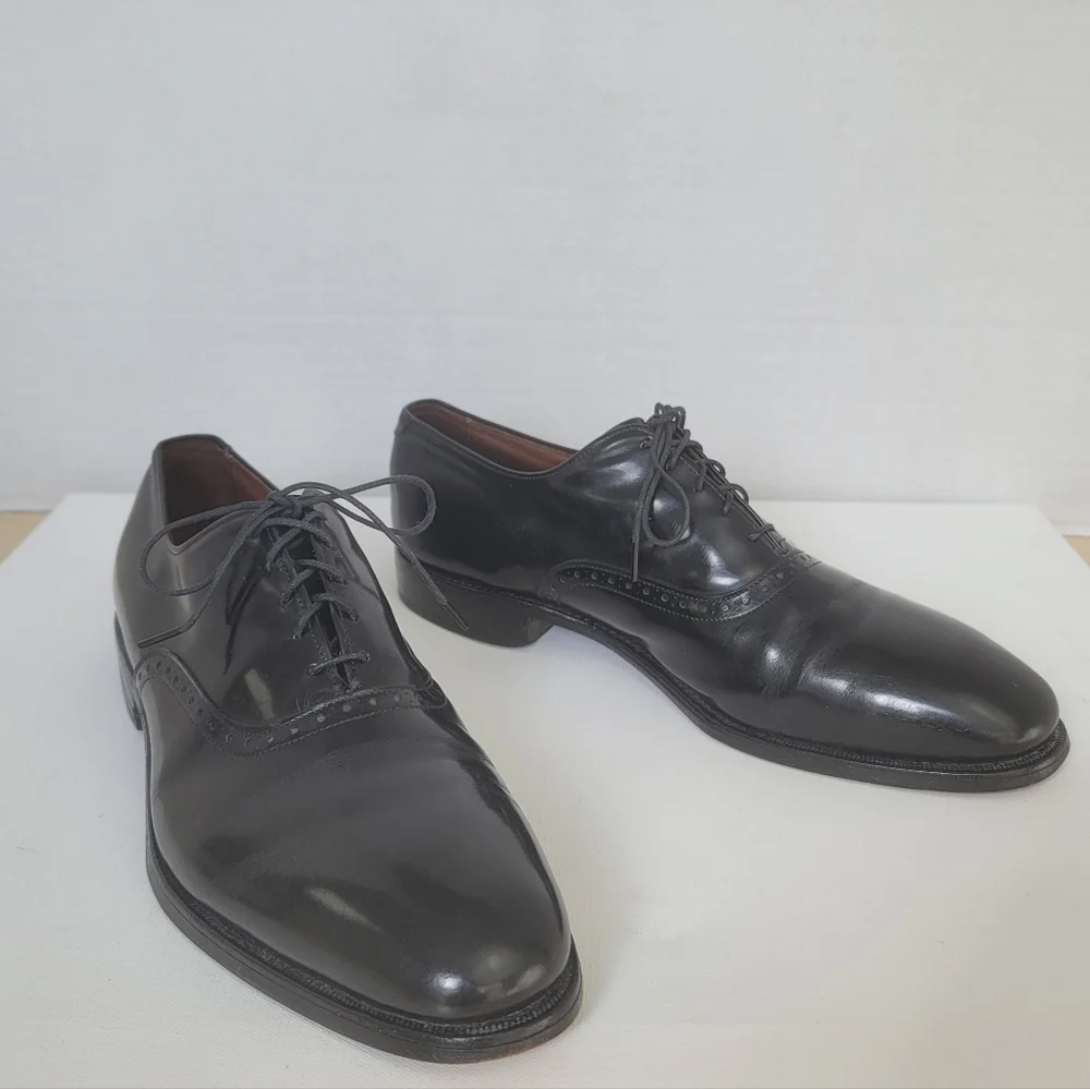 Allen Edmonds Danbury Black Leather Oxfords Men's Dress Shoes Size 9C